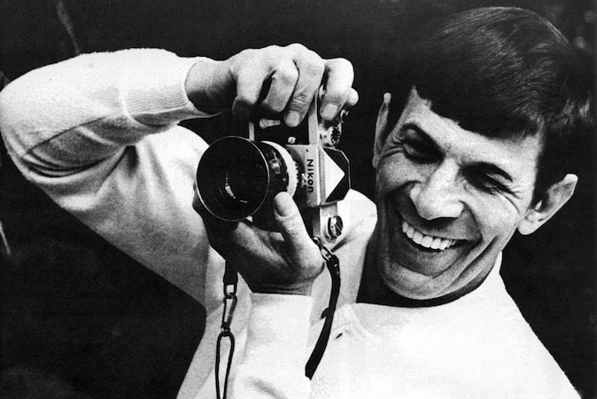Nimoy with Camera 675x450